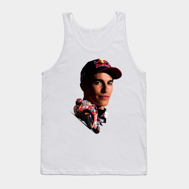 Marquez 93 lowpoly Tank Top by pxl_g